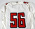 2019 Texas Tech Red Raiders #56 Game Used White Jersey 150 Patch Football NP R 9