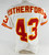 1996 Kansas City Chiefs Reynard Rutherford #43 Game Issued White Jersey 40 025