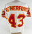 1996 Kansas City Chiefs Reynard Rutherford #43 Game Issued White Jersey 42 024