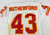 1996 Kansas City Chiefs Reynard Rutherford #43 Game Issued White Jersey 42 024