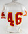 1996 Kansas City Chiefs #46 Game Issued White Jersey NP Rem 42 028