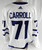 2017-18 Toronto Maple Leafs Carroll #71 Game Used White Jersey 56 678