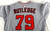 2025 Washington Nationals Jackson Rutledge #79 Game Issued P Used Grey Jersey 1