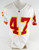 1996 Kansas City Chiefs Swann #47 Game Issued White Jersey 42 030