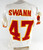 1996 Kansas City Chiefs Swann #47 Game Issued White Jersey 42 030