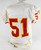 1996 Kansas City Chiefs #51 Game Issued White Jersey 40 032