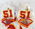 1996 Kansas City Chiefs #51 Game Issued White Jersey 40 032