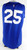 2023-25 Detroit Pistons #25 Game Used Blue Practice Jersey HFH Patch M 04