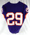 2017-22 Clemson Tigers #29 Game Issued Pos Used Purple Jersey Football NP Rem 7