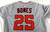 2025 Washington Nationals Ricky Bones #25 Game Issued Grey Jersey 48 318