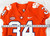 2017-22 Clemson Tigers #34 Game Issued Pos Used Orange Jersey Football NP Rem 7