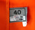 2017-22 Clemson Tigers #34 Game Issued Pos Used Orange Jersey Football NP Rem 7