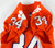 2017-22 Clemson Tigers #34 Game Issued Pos Used Orange Jersey Football NP Rem 7