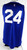 2023-25 Detroit Pistons Daniss Jenkins #24 Game Used Blue Practice Jersey M 67