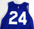 2023-25 Detroit Pistons Daniss Jenkins #24 Game Used Blue Practice Jersey M 67