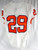 2017-22 Clemson Tigers #29 Game Issued Pos Used White Jersey Football NP Rem 0