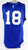 2023-25 Detroit Pistons #18 Game Used Blue Practice Jersey HFH Patch L 35