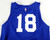 2023-25 Detroit Pistons #18 Game Used Blue Practice Jersey HFH Patch L 35