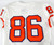 2017-22 Clemson Tigers #86 Game Issued Pos Used White Jersey Football NP Rem 0