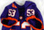 2016 Clemson Tigers #53 Game Issued Pos Used Purple Jersey Football NP Rem 46 8