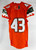 2015-17 Miami Hurricanes #43 Game Used Orange Jersey Football NP Rem L 401