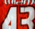 2015-17 Miami Hurricanes #43 Game Used Orange Jersey Football NP Rem L 401