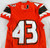 2015-17 Miami Hurricanes #43 Game Used Orange Jersey Football NP Rem L 401