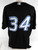 2004-06 Toronto Blue Jays #34 Game Used Black Jersey Spring Training NP Rem 48 9