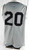 2024-25 Detroit Pistons #20 Game Used Black Practice Jersey HFH Patch L 83