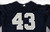 2007-08 New York Yankees #43 Game Issued Pos Used Navy Jersey BP ST 48 914