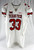 2022 Texas Tech Red Raiders #33 Game Used White Jersey Football NP Rem 46 062