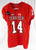 2017 Texas Tech Red Raiders #14 Game Used Red Jersey Equality P Football NP R2