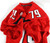 2015 Texas Tech Red Raiders #79 Game Used Red Jersey Football NP Rem 50 581
