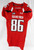 2015 Texas Tech Red Raiders #86 Game Used Red Jersey Football NP Rem 44 699