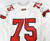 2022 Texas Tech Red Raiders #75 Game Used White Jersey Football NP Rem 50 056