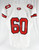 2022 Texas Tech Red Raiders #60 Game Used White Jersey Football NP Rem 44 060