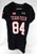 2014 Texas Tech Red Raiders #84 Game Used Black Jersey Football NP Rem 44 567