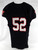 2014 Texas Tech Red Raiders #52 Game Used Black Jersey Football NP Rem 46 572
