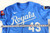 2025 Kansas City Royals Carlos Hernandez #43 Game Issued Used Powder Blue Jersey