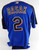 2011 New York Mets Chris Basak #2 Game Issued Pos Used Blue Jersey BP ST 46 911