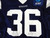 2025 Dallas Cowboys Corey Ballentine #36 Game Used Navy Practice Jersey 46 470