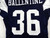2025 Dallas Cowboys Corey Ballentine #36 Game Used Navy Practice Jersey 46 470