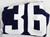 2025 Dallas Cowboys Corey Ballentine #36 Game Used Navy Practice Jersey 46 470