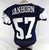 2025 Dallas Cowboys Jack Sanborn #57 Game Used Navy Practice Jersey 50 494
