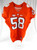 2016 Clemson Tigers #58 Game Issued Pos Used Orange Jersey Football NP Rem 42 59