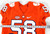 2016 Clemson Tigers #58 Game Issued Pos Used Orange Jersey Football NP Rem 42 59