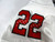 2022 Texas Tech Red Raiders #22 Game Used White Jersey Football NP Rem 44 092