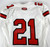 2022 Texas Tech Red Raiders #21 Game Used White Jersey Football NP Rem 44 097