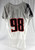 2014 Texas Tech Red Raiders #98 Game Used Grey Jersey Football NP Rem 50 104