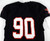 2014 Texas Tech Red Raiders #90 Game Used Black Jersey Football NP Rem 48 108